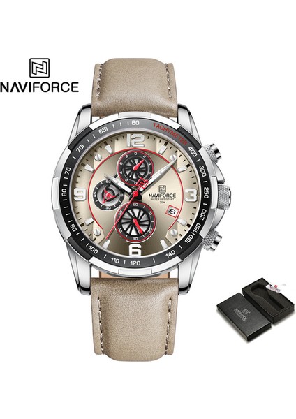 Sgygy-Box 2022 Üst Marka Lüks Navıforce 100% Orijinal Moda Izle Erkekler Için Çok Fonksiyonlu Spor Su Geçirmez Adam Kuvars Kol Saatleri Saat (Yurt Dışından)