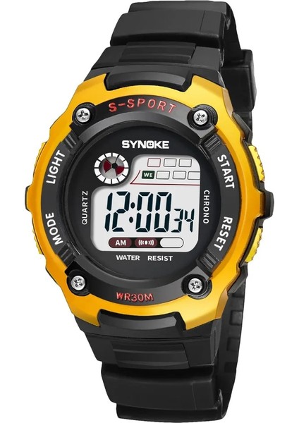 Turuncu Panars Çocuk Dijital Saatler Spor Su Geçirmez Çok Fonksiyonlu Erkek Kız Saatler Çocuk Aydınlık Elektronik Kol Saati Çocuklar Için (Yurt Dışından) fırsatları