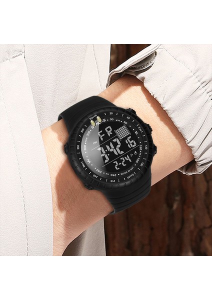 9658HEI Dijital Erkek Saati 50 M Yüzme LED Büyük Arama Askeri Erkekler Spor Ordu Saatler Erkekler Spor Saat Relogio Masculino Erkekler Için 18+ (Yurt Dışından) indirimleri