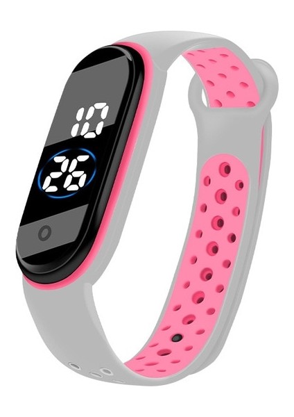 Gypk Moda Bilezik Izle Erkekler Kadınlar Için Içi Boş Kayış Su Geçirmez Spor Elektronik Kol Saati LED Dijital Kadın Saat Sevgilisi Için Hediye (Yurt Dışından)