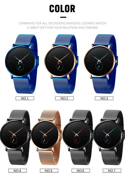 Siyah Mavi Lıge Üst Marka Lüks Kuvars Erkek Saatler Moda Iş Erkekler Için Basit Örgü Kemer Izle Rahat Su Geçirmez Spor Reloj Hombre (Yurt Dışından) fırsatları