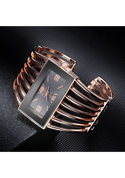 Cansnow Bayan Izle Lüks Moda Gül Altın Bileklik Bileklik Izle Kadın Elbise Saat Kadın Lady Saati Kızlar Kol Saati Relojes (Yurt Dışından) indirimleri