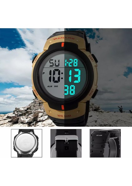 Standart Siyah Synoke Açık Spor Izle Erkekler Büyük Arama Çok Fonksiyonlu Dijital Saat Erkekler Için Su Geçirmez Saatler Çalar Saat Reloj Hombre 1251 (Yurt Dışından) indirimleri