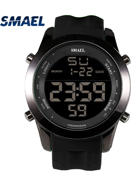 Turuncu Smael Kırmızı Spor Saatler LED Dijital Saat Erkek Saat Üst Marka Moda Dijital Saat Relogio Masculino En Iyi Erkek Hediyeler WS1076 (Yurt Dışından) fiyatları