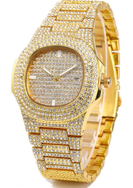 Gümüş Moda Lüks Bilezik Saatler Kadınlar Için Şık Bayanlar Altın Takvim Kadın Saatler Saat Reloj Mujer Montre Femme Relogio (Yurt Dışından) fiyatları