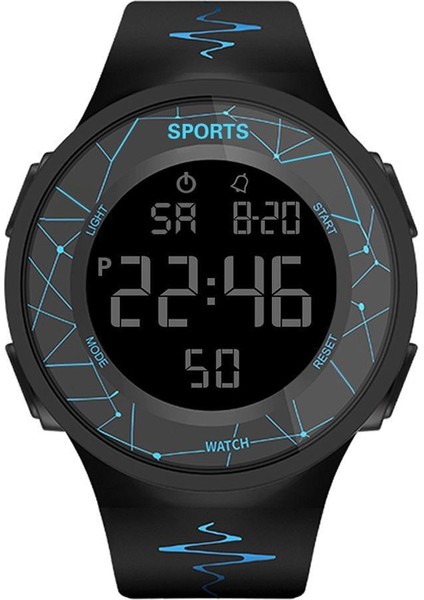 Mavi Moda Dijital Erkek Kadın Izle Su Geçirmez Aydınlık Eğlence Okul Öğrencileri El Saati Spor Gençler Çocuk Kol Saati (Yurt Dışından) fiyatları