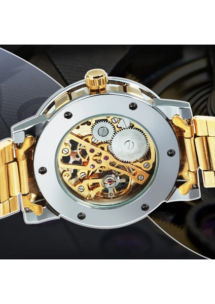 Bo-A Be-Sıl-Be-Blk Kazanan Şeffaf Elmas Mekanik Saat Mavi Paslanmaz Çelik Erkek Saatler Üst Marka Lüks Iş Moda Stil (Yurt Dışından) indirimleri