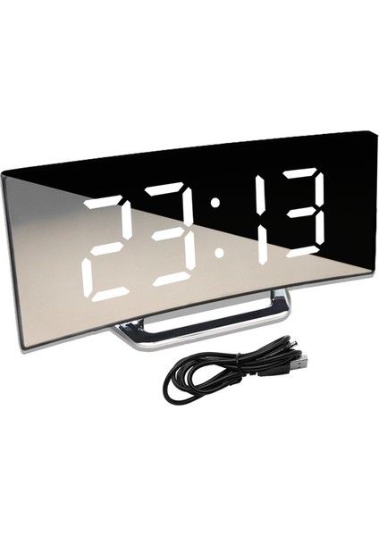 TYPE11 Dijital Çalar Saat Masaüstü Izle Çocuklar Için Yatak Odası Ev Dekor Sıcaklık Erteleme Fonksiyonu Masa Masa Saati LED Saat Elektronik (Yurt Dışından)