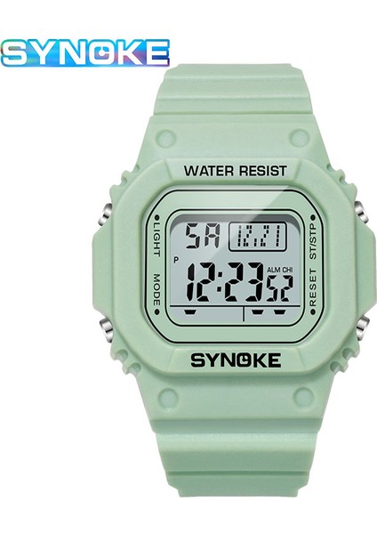 Şeffaf Mavi Synoke Çok Fonksiyonlu Dijital Spor Izle Erkekler Kare Kronometre Erkek Kol Saatleri Moda Retro Erkek Saatler Reloj Hombre 1628 (Yurt Dışından) fırsatları
