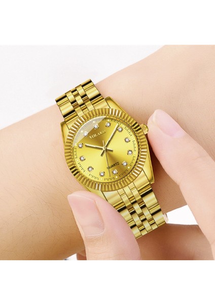 Altın 2021 Yeni Bayan Izle Kadın Saatler Bayanlar Yaratıcı Çelik Kadın Bilezik Saatler Kadın Saat Relogio Feminino Zegarek Damski (Yurt Dışından) modelleri