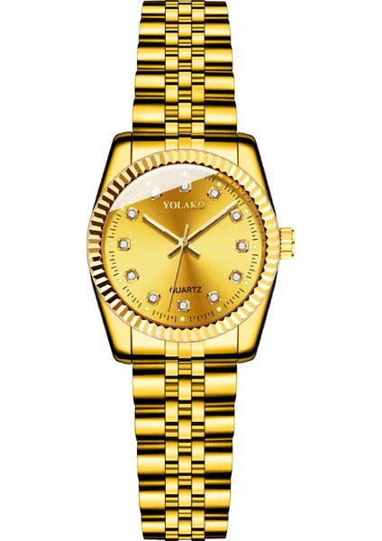 Altın 2021 Yeni Bayan Izle Kadın Saatler Bayanlar Yaratıcı Çelik Kadın Bilezik Saatler Kadın Saat Relogio Feminino Zegarek Damski (Yurt Dışından) fırsatları