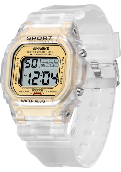 Sıradan Haki Synoke Moda Kare LED Dijital Saat Erkekler Lüks Marka Kadın Spor Saatler Erkek Su Geçirmez Elektronik Saat Erkek Kız Relojes (Yurt Dışından) modelleri