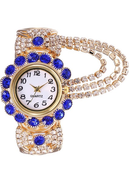 E Lüks Taklidi Kadın Bilezik Izle Üst Marka Moda Elmas Bayanlar Kuvars Kol Saati Kadın Kol Saati Montre Femme Relogio (Yurt Dışından)