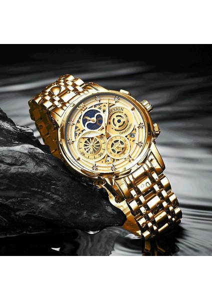 Siyah Altın Lıge 2022 Yeni Altın Izle Kadın Saatler Bayanlar Yaratıcı Çelik Kadın Bilezik Saatler Kadın Su Geçirmez Saat Relogio Feminino (Yurt Dışından) modelleri