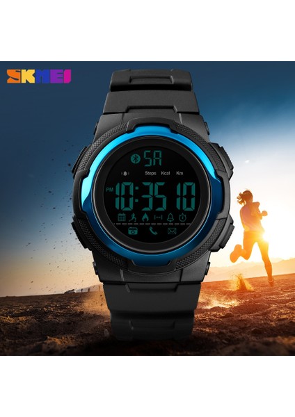 Koyu Mavi Izle Skmeı Erkek Saati Doğa Sporları Bluetooth Dijital Saat Yeni Lüks Su Geçirmez Askeri Akıllı Kol Saatleri Relogio Masculino (Yurt Dışından) fırsatları