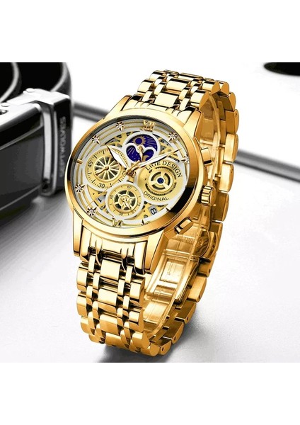 Siyah Altın Lıge 2022 Yeni Altın Izle Kadın Saatler Bayanlar Yaratıcı Çelik Kadın Bilezik Saatler Kadın Su Geçirmez Saat Relogio Feminino (Yurt Dışından) indirimleri