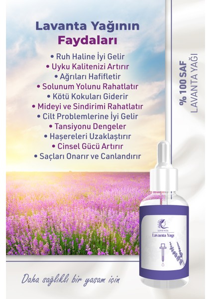 %100 Saf & Doğal Uçucu Lavanta Yağı / Lavandula Angustifolia - LOVE103 fiyatları