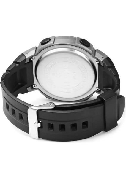 Mavi Skmeı Açık Spor Büyük Kadran Izle Erkekler Moda Basit Saatler Takvim Pu Kayış 5bar Su Geçirmez Dijital Saat Reloj Hombre 1068 (Yurt Dışından)