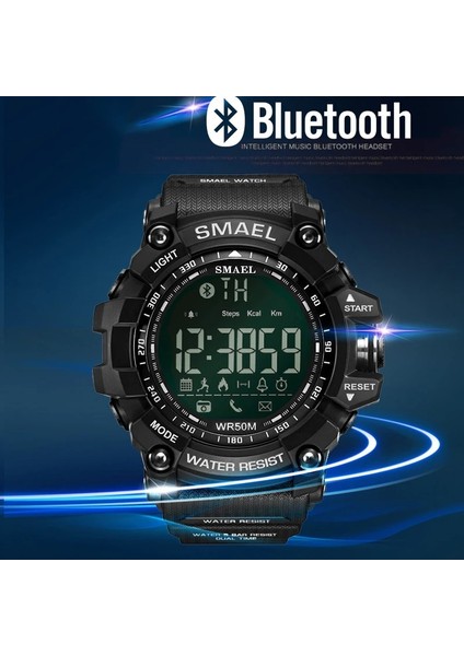 Armygreen Smael Erkek Chronograph Saatler Spor Erkek Saat Durdurma Ordu Askeri Izle Erkekler Çok Fonksiyonlu Su Geçirmez LED Dijital Saat Adam Için (Yurt Dışından)