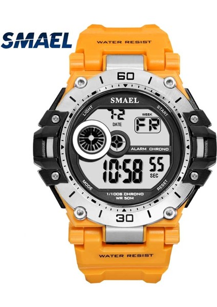 Siyah Erkek Spor Saatler Erkekler Su Geçirmez Smael Dijital Saat Chrongraph LED Izle Dijital Alarmlı Saat Saat 1548 Spor Erkek Saat Kol Saati (Yurt Dışından) fiyatları