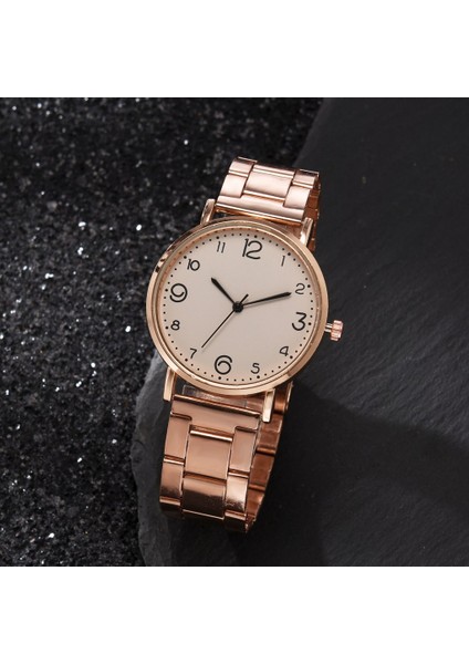 Gül Altın Siyah 2 Adet Set Lüks Bilezik Saatler Kadınlar Için Set Lady Moda Bileklik Kuvars Saat Bayanlar Bilek Izle Büyük Kadran Zegarek Damski (Yurt Dışından) fırsatları