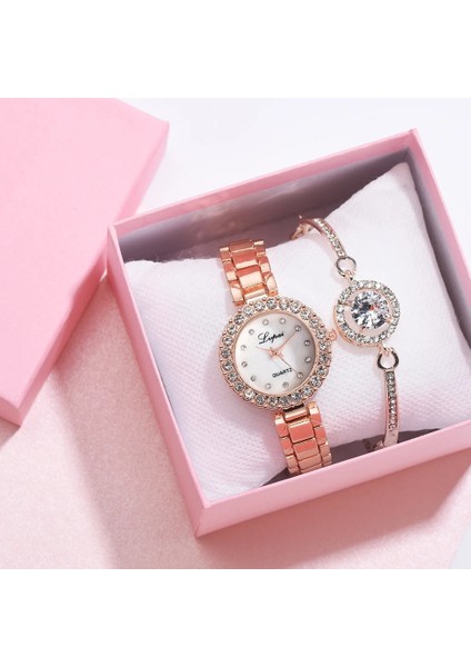 Gümüş Beyaz Lvpai Marka Lüks Bilezik Saatler Kadınlar Için Set Moda Geometrik Bileklik Kuvars Saat Bayanlar Kol Saati Zegarek Damski (Yurt Dışından) modelleri