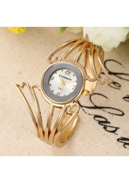 Gül Siyah Kadın Bileklik Izle Hodinky Bayanlar Tam Çelik Kanatlar Tasarım Kuvars Izle Bilezik Izle Kadınlar Için Altın Saat Hediye Saat Relojes (Yurt Dışından) fırsatları