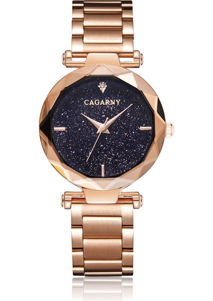 Mor Cagarny Lüks Elmas Kadın Kol Saati Bayanlar Gül Altın Çelik Bilezik Izle Yıldızlı Gökyüzü Kuvars Izle Kadın Saat Reloj Mujer (Yurt Dışından) modelleri