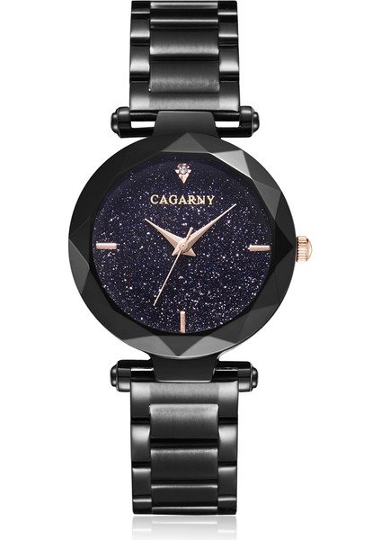 Mor Cagarny Lüks Elmas Kadın Kol Saati Bayanlar Gül Altın Çelik Bilezik Izle Yıldızlı Gökyüzü Kuvars Izle Kadın Saat Reloj Mujer (Yurt Dışından) indirimleri