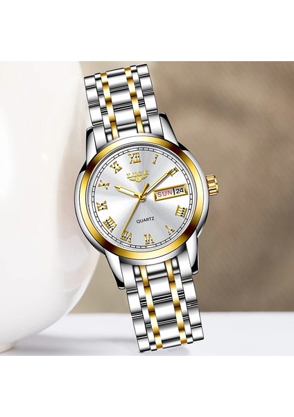 Gümüş Mavi Lıge 2020 Yeni Altın Izle Kadın Saatler Bayanlar Yaratıcı Çelik Kadın Bilezik Saatler Kadın Su Geçirmez Saat Relogio Feminino (Yurt Dışından) fiyatları