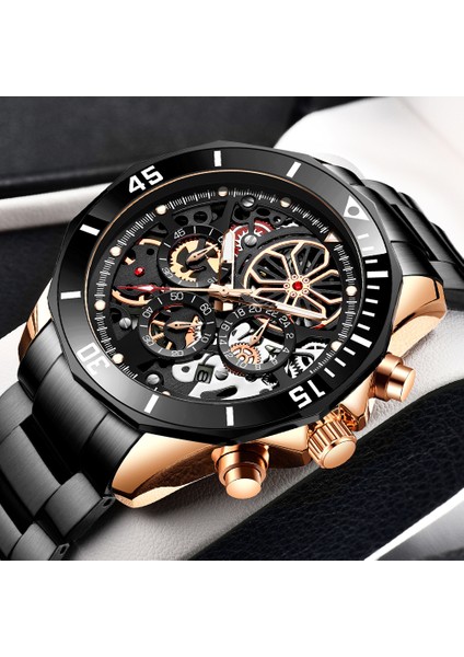 Tüm Mavi 2021 Lıge Yeni Siyah Hollow Izle Erkekler Üst Marka Lüks Moda Paslanmaz Çelik Kuvars Saat Erkek Spor Su Geçirmez Kol Saati (Yurt Dışından) modelleri