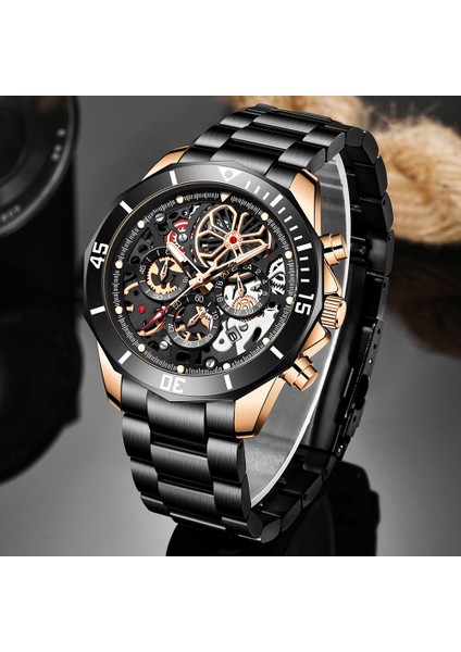 Tüm Mavi 2021 Lıge Yeni Siyah Hollow Izle Erkekler Üst Marka Lüks Moda Paslanmaz Çelik Kuvars Saat Erkek Spor Su Geçirmez Kol Saati (Yurt Dışından) fırsatları