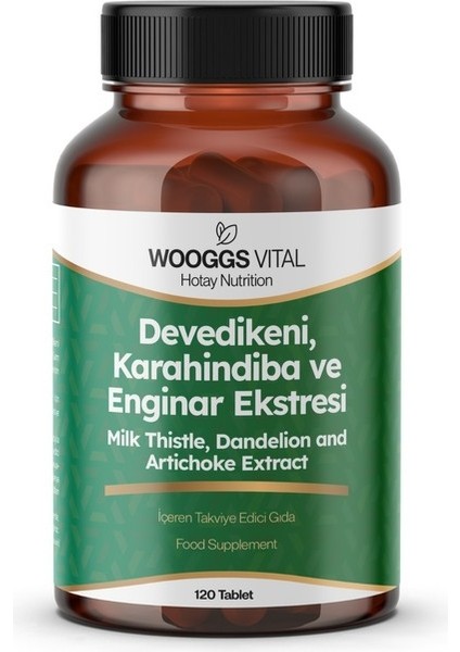 Devedikeni Karahindiba ve Enginar Ekstresi İçeren Takviye Edici Gıda