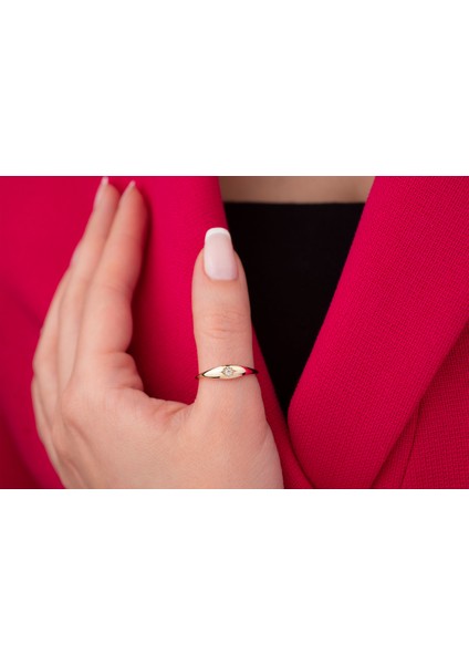 14 Ayar Altın Kutup Yıldızı Yüzük Kadın Yıldız Şövalye Yüzük fırsatları