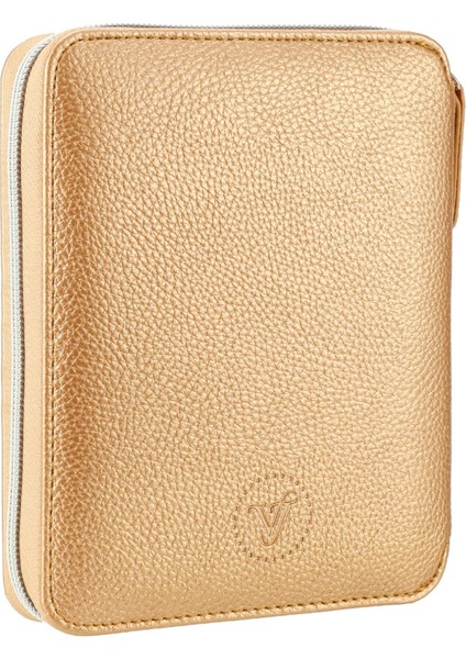 Zipper Folder Organizer Defter A6 Çizgili Sedefli Altın fiyatları