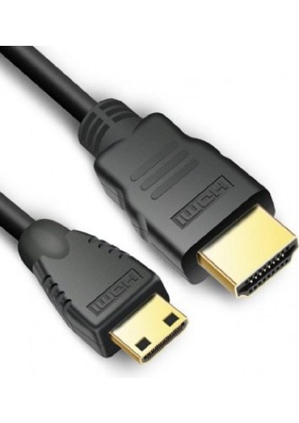 1.5mt Mini HD to HDMI KABLO - BİR UCU MİNİ DİĞER TARAFI STANDART HD KABLO