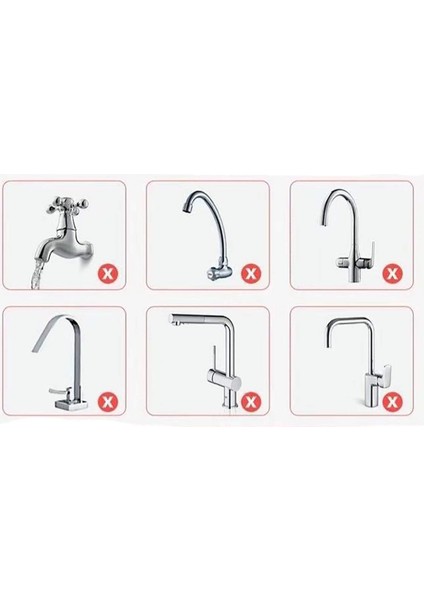 Karikatür Figürlü Lavabo Musluk Başlığı - Kırmızı (Yurt Dışından) fırsatları