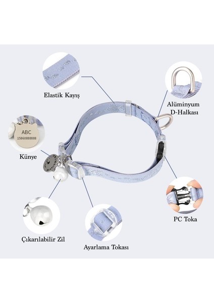 Elastik, Kırmızı Kedi Boyun Tasması