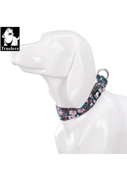 Renkli Çiçek Desenli, Neoprene Süngerli Mavi Boyun Tasması indirimleri