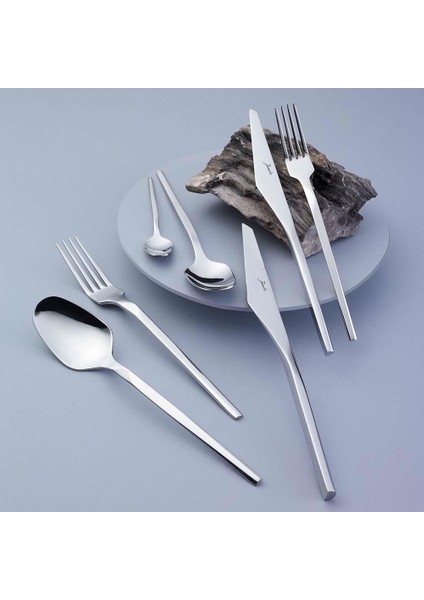 5100 Quartz 12 Kişilik 84 Parça Çatal Kaşık Bıçak Takımı