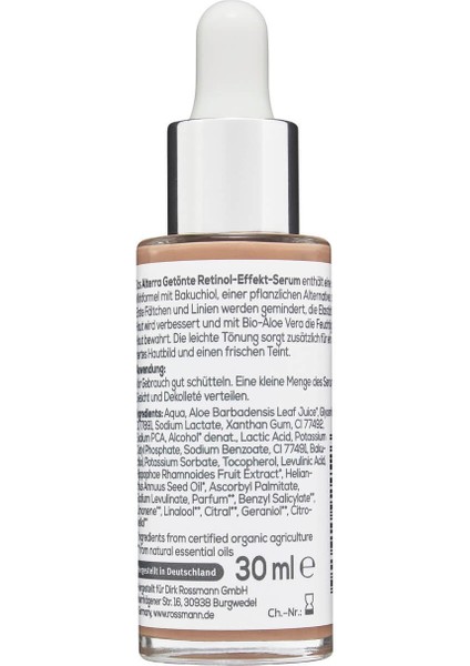 Serum Retinol Etkili Renkli 30 ml