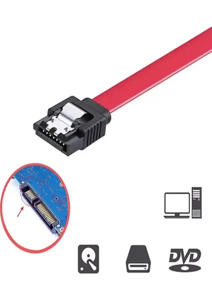 Sata 3.0 HDD Harddisk Dirsek SSD Sata3 Data Kablosu