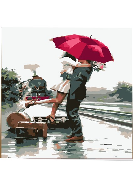 30X40 Sayılarla Boyama Fırça Boya Dahil Kavuşma