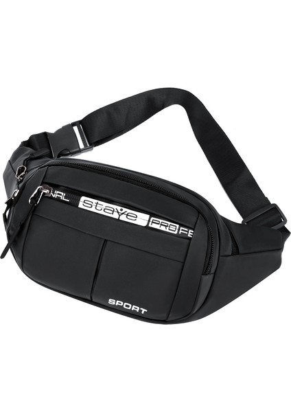 Erkek Bel Açık Hava Rahat Spor Crossbody Göğüs Çanta (Yurt Dışından)