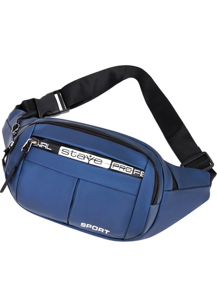 Erkek Bel Açık Hava Rahat Spor Crossbody Göğüs Çanta (Yurt Dışından)