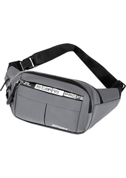 Erkek Bel Açık Hava Rahat Spor Crossbody Göğüs Çanta (Yurt Dışından)