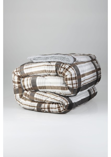 Comforter Çift Kişilik Yorgan Seti Wera Gri Koyu Kahve 220X240 modelleri