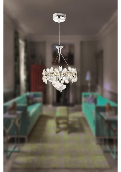 901-1 Kr Tekli LED Avize(Beyaz Işık -Sarı Işık - Gün Işığı)