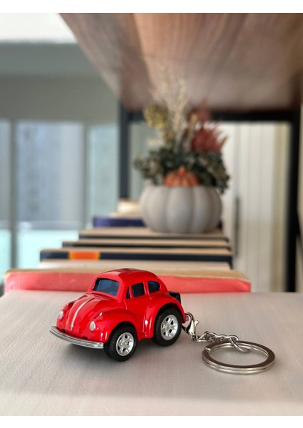 Ninova Aksesur Tosbağa Vosvos Diecast Araba Anahtarlık ve Çanta Süsü