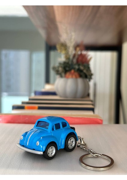 Ninova Aksesur Tosbağa Vosvos Diecast Araba Anahtarlık ve Çanta Süsü